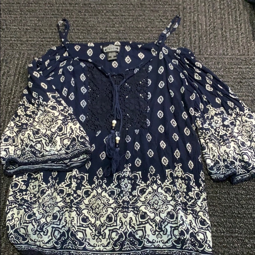 Off the shoulder blouse